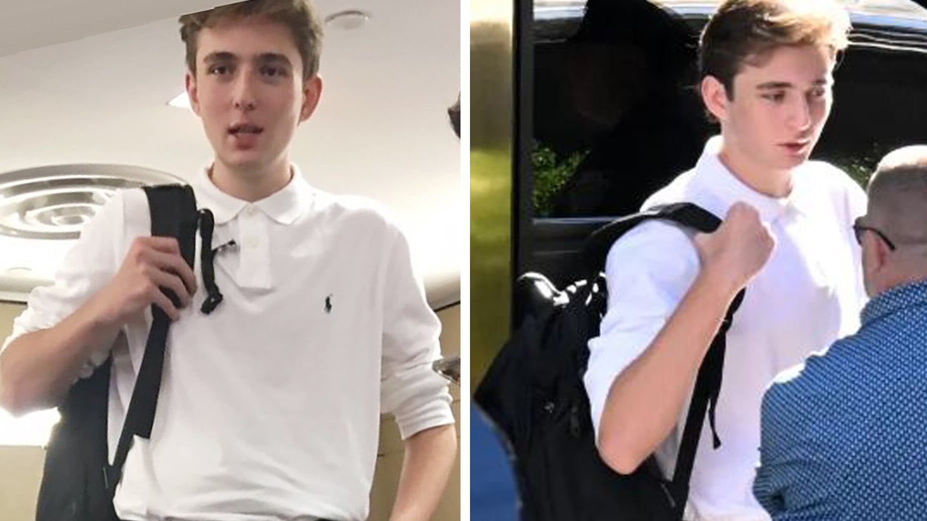 Barron Trump's 130,000 won backpack avoids attention