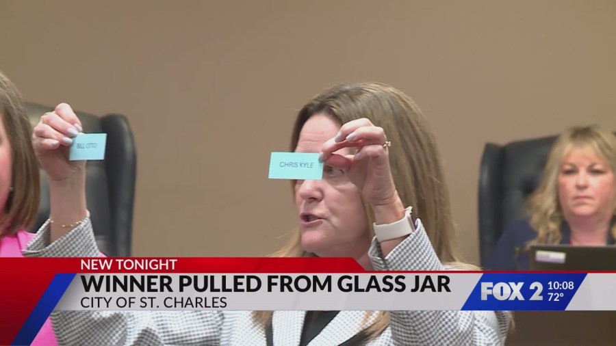 Name pulled from jar to break tie for St. Charles city council spot