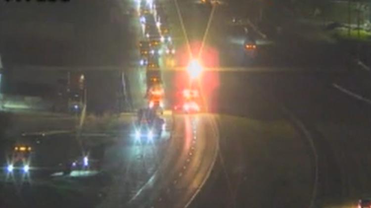 Crash involving 3 tractor-trailers shuts down stretch of I-81 northbound