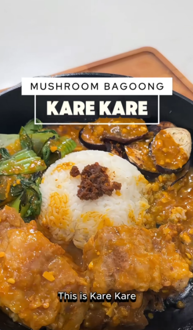 Mushroom bagoong kare kare recipe Filipino comfort food