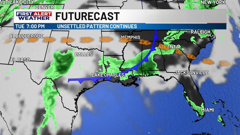 First alert forecast: Periods of rain and a few storms for our ...