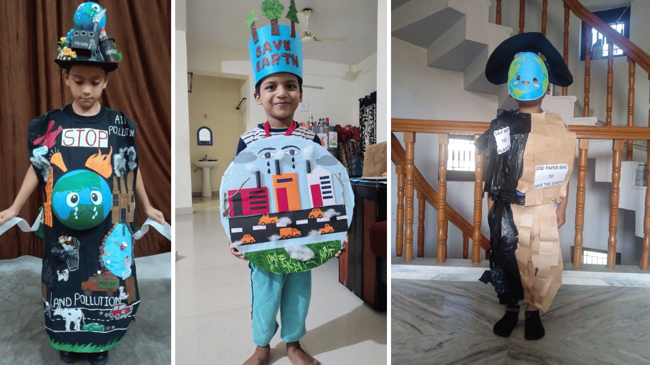 World Earth Day 2026: Simple DIY fancy dress ideas for kids in school