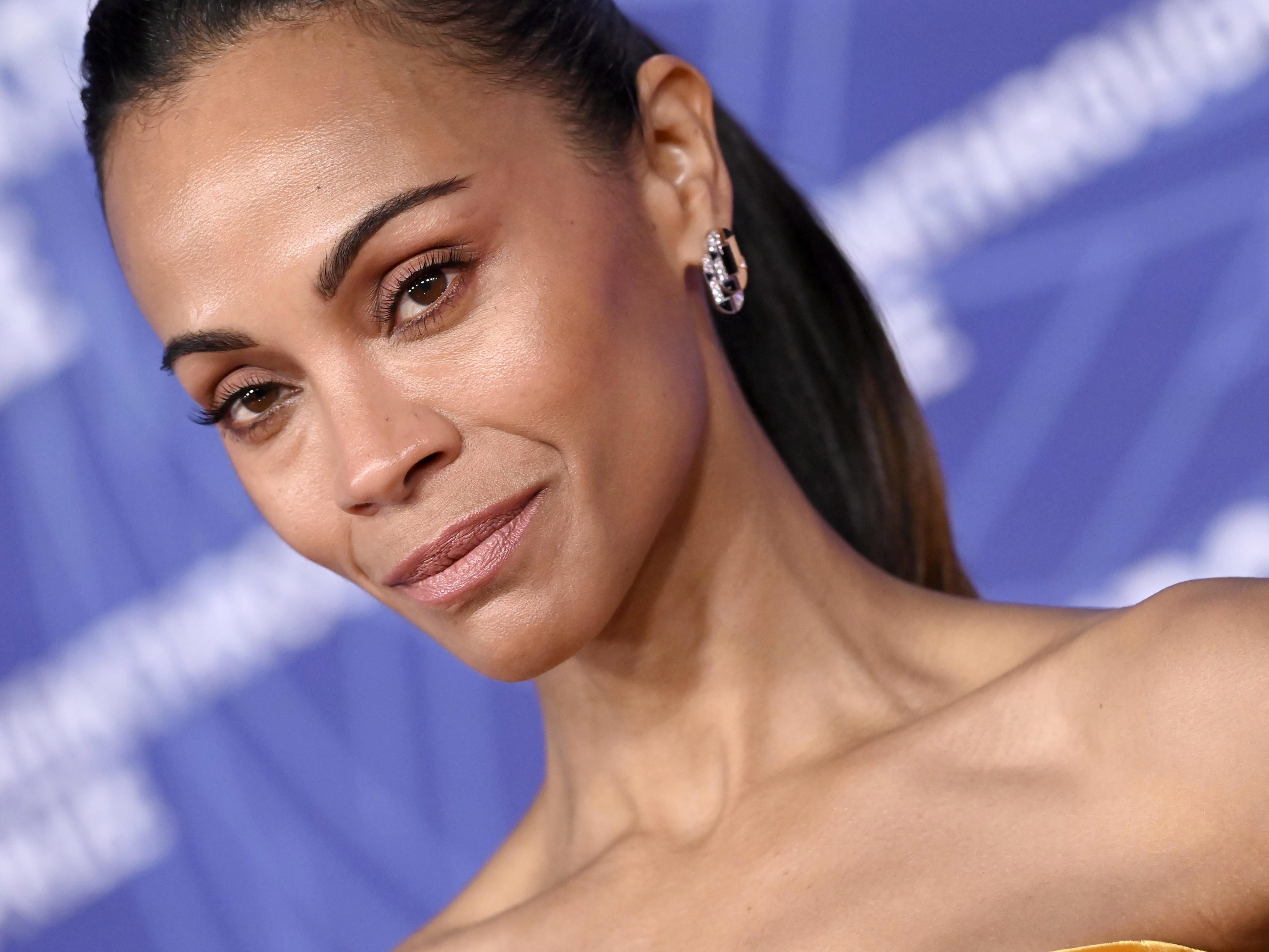 Zoe Saldaña says she spent years mastering her makeup — now she keeps ...