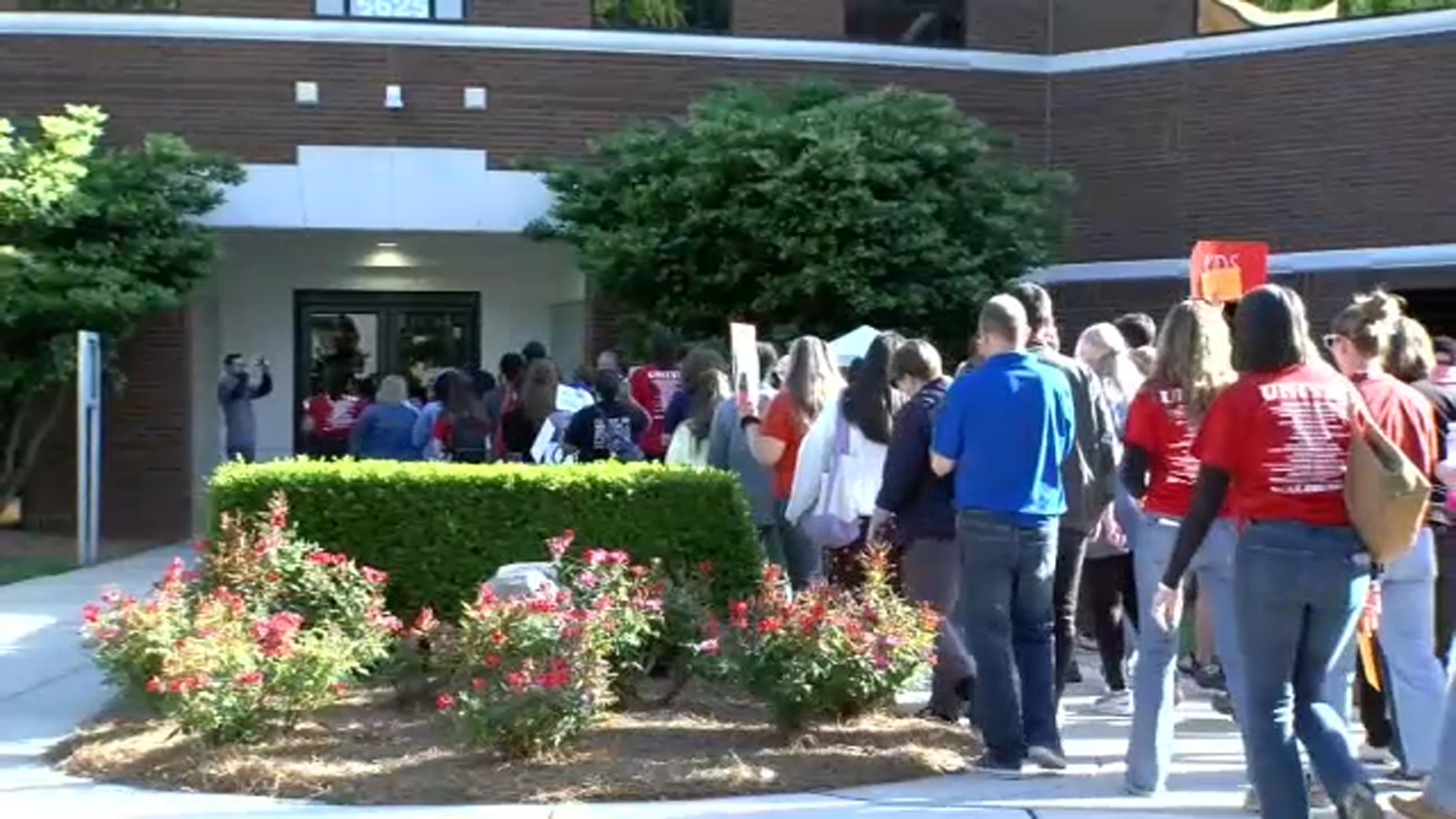 Teachers protest proposed $10M in Wake County school budget cuts