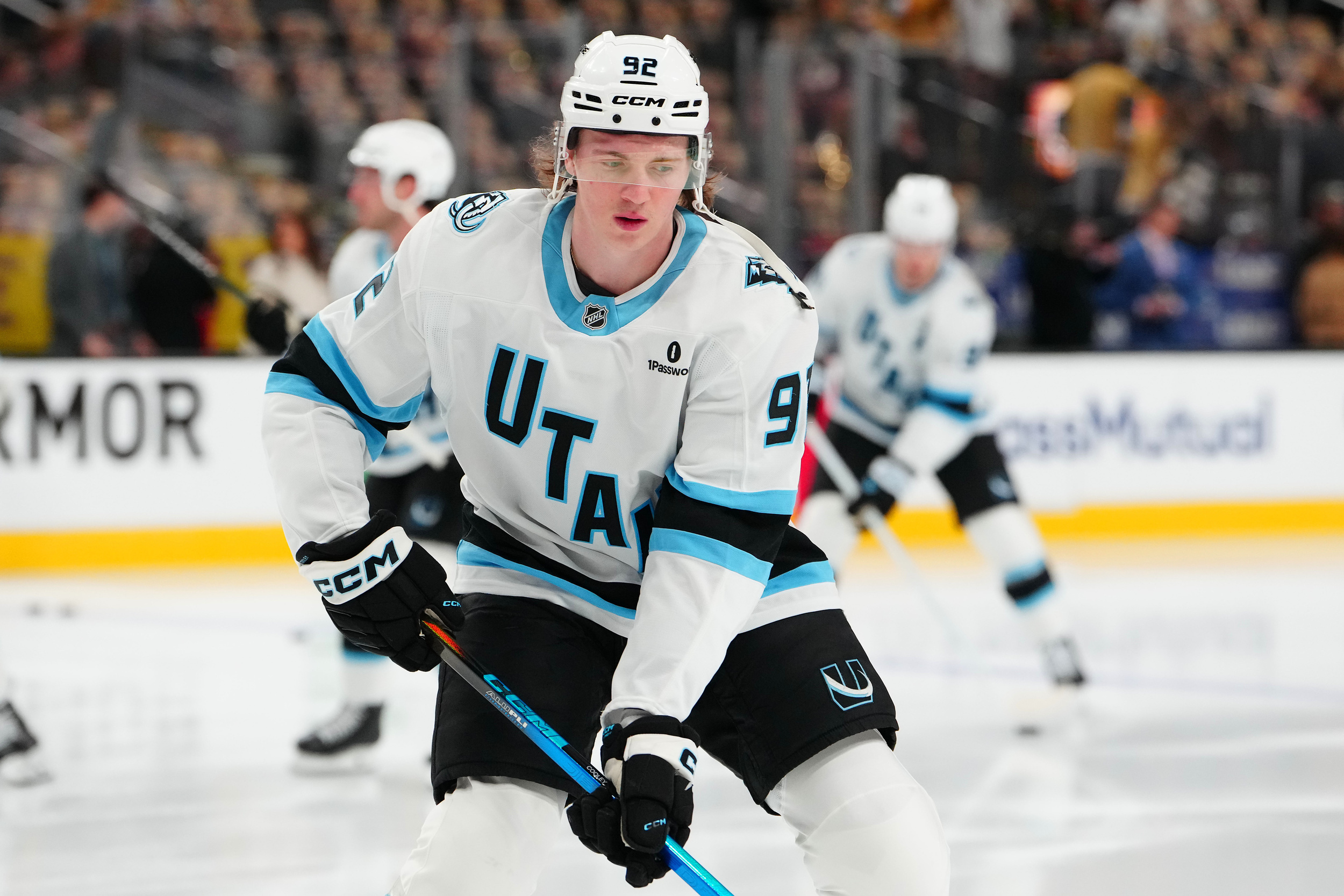 Logan Cooley lifts Mammoth past Knights for Utah's first playoff win