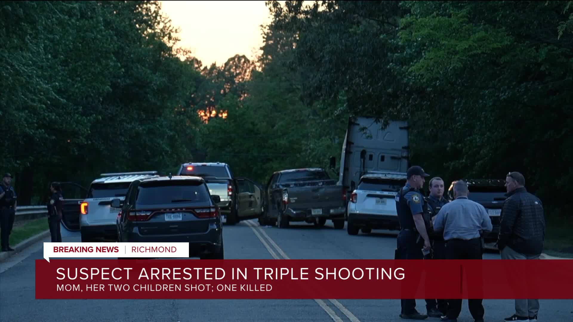 Suspect arrested after children and their mother shot in Richmond home