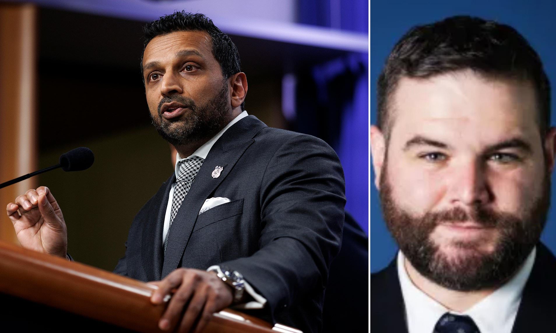 Kash Patel flips out at reporters for asking if he's been drunk at work