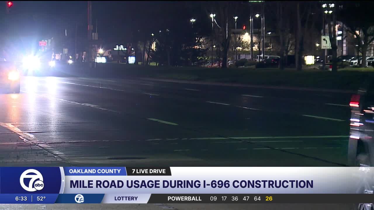 I-696 construction in Oakland County causing increased traffic on the ...