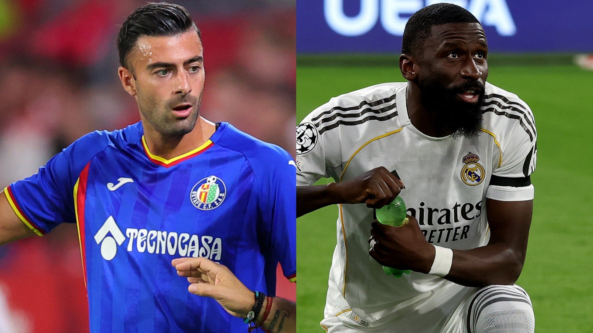 Diego Rico contro Rudiger: 