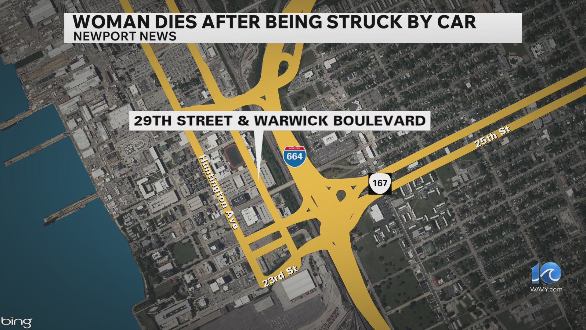 Woman dies after being struck by car in NN