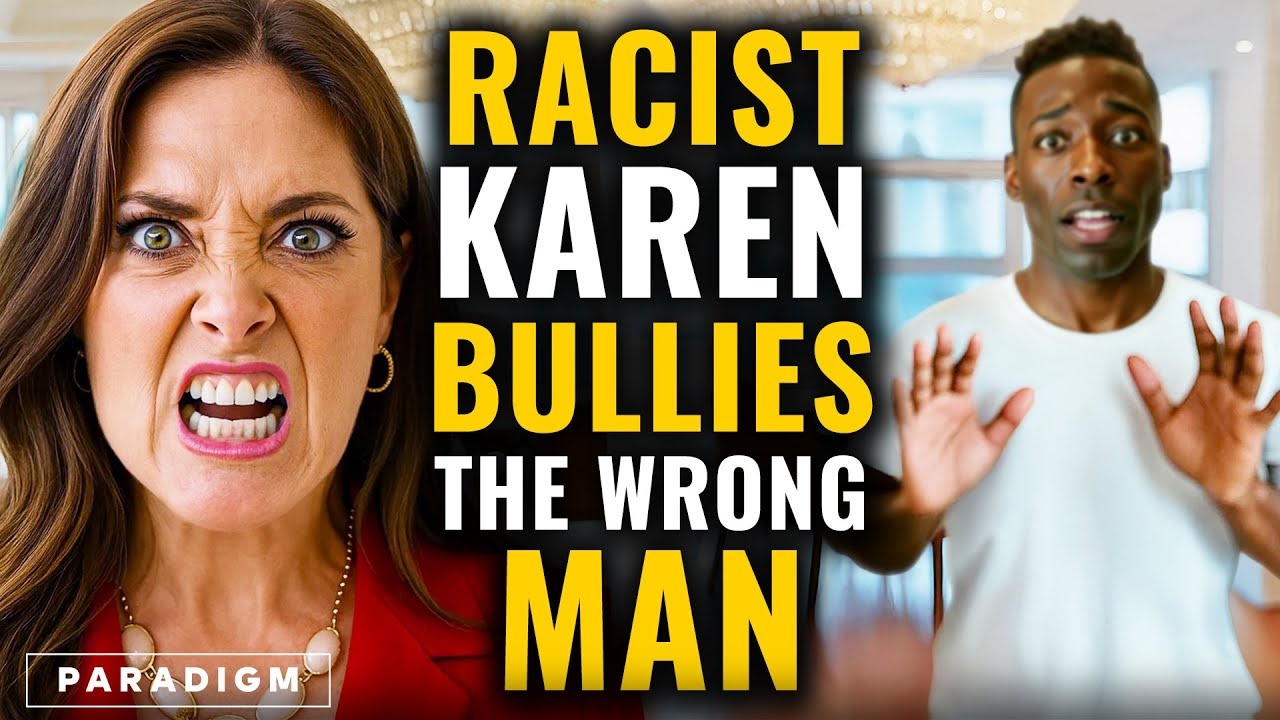 Karen bullies the wrong man, gets caught on camera