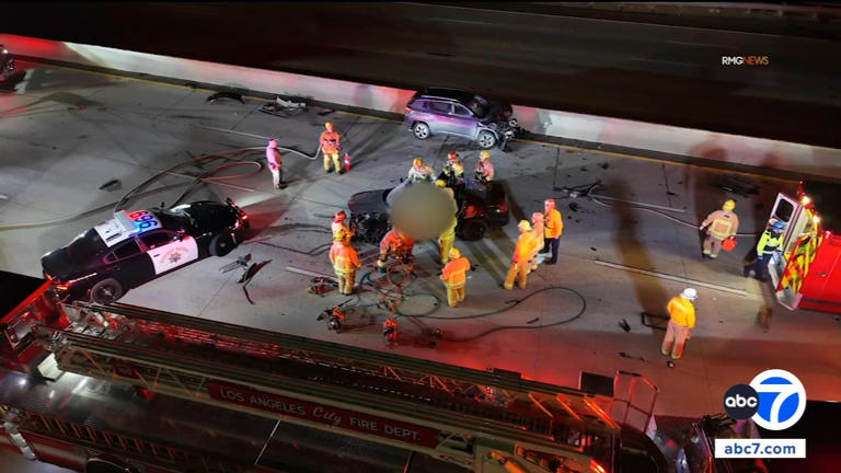 Deadly crash shuts down all northbound lanes of 101 Freeway in Woodland ...