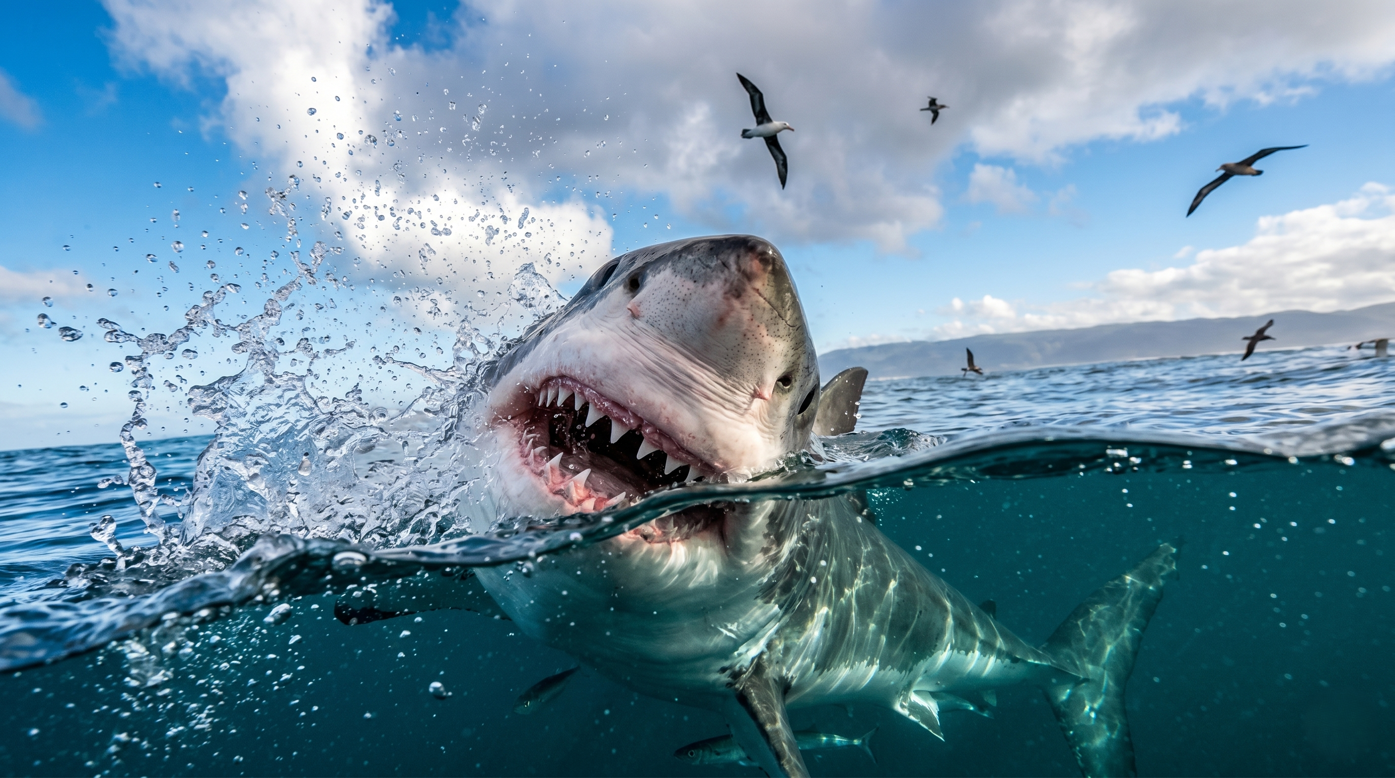 Watch what happens when a goblin shark’s jaw shoots out like a trap