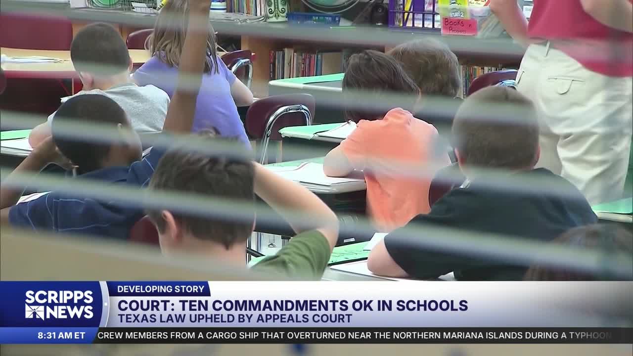 Court upholds Texas law requiring Ten Commandments in public school ...