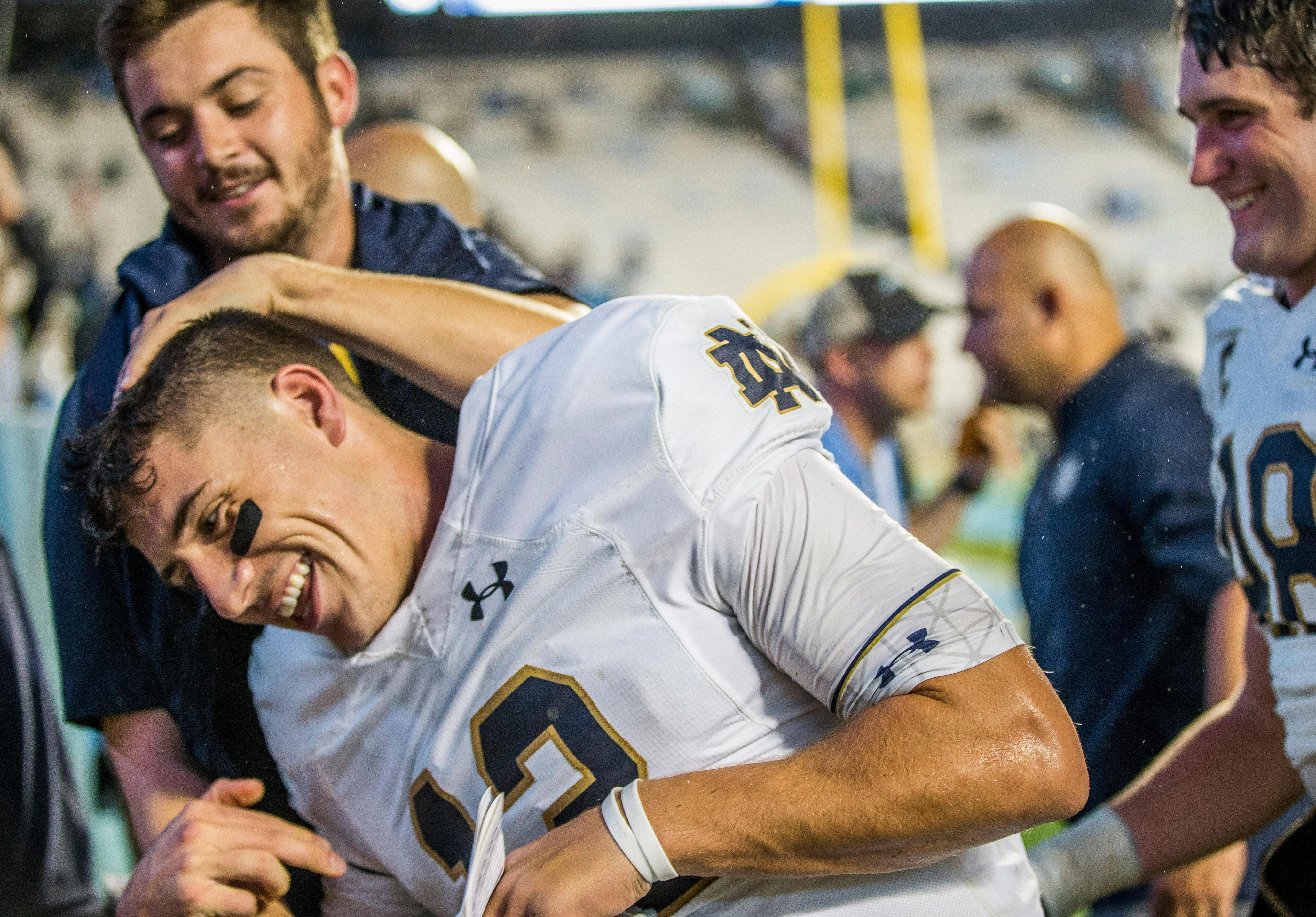 Ian Book will start a career change this weekend in South Bend