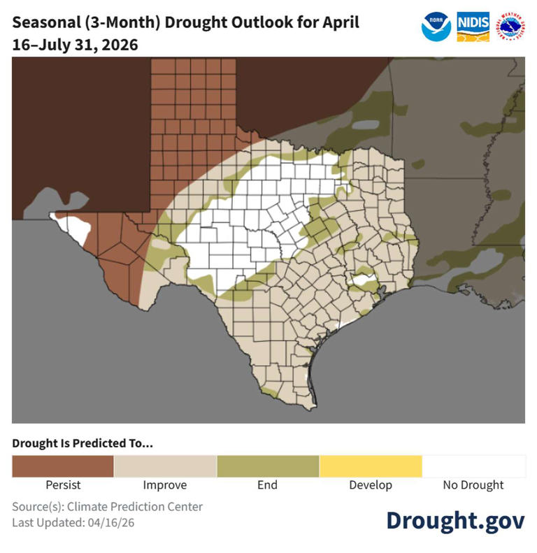 April rainfall continues to bring drought relief to Texas. But how ...