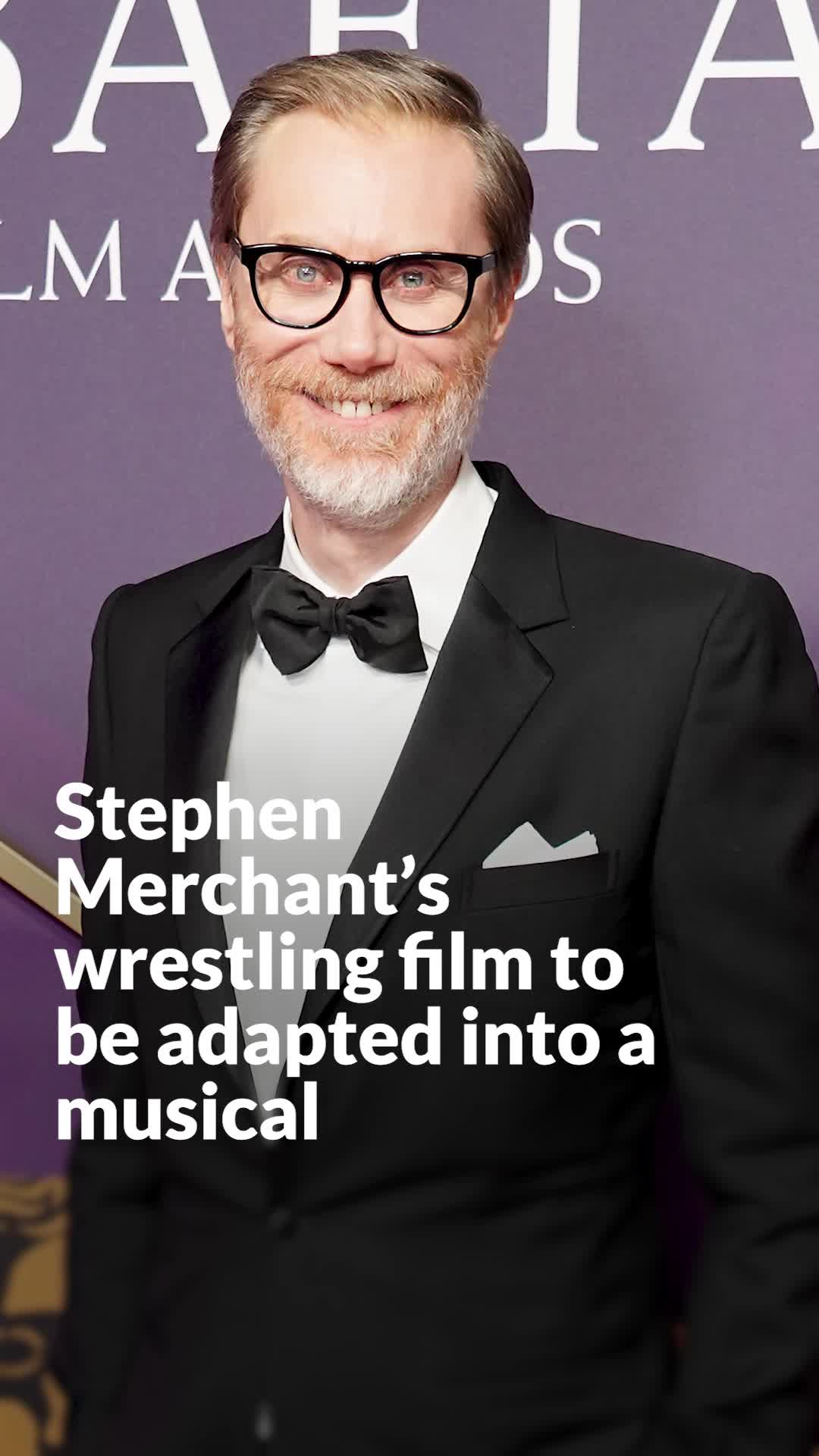 Stephen Merchant’s wrestling film to be adapted into a musical