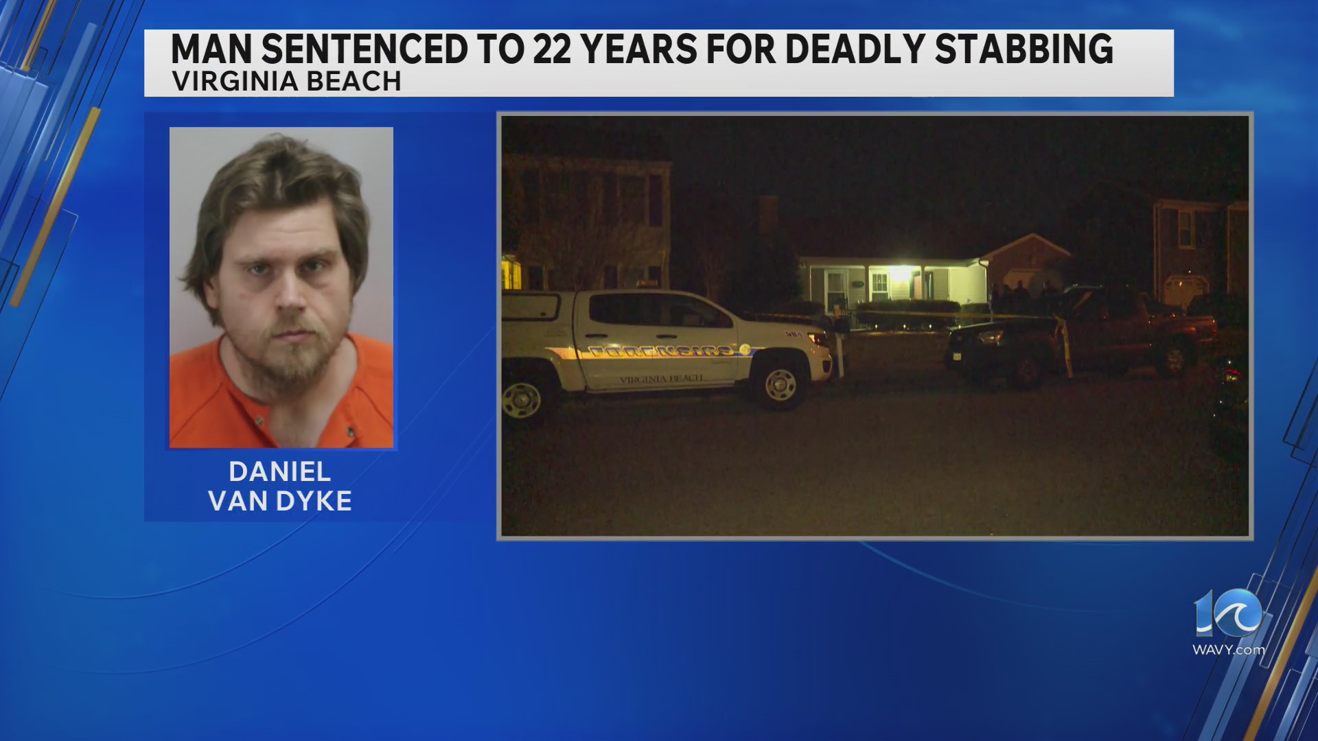 Man sentenced to 22 years in deadly VB stabbing