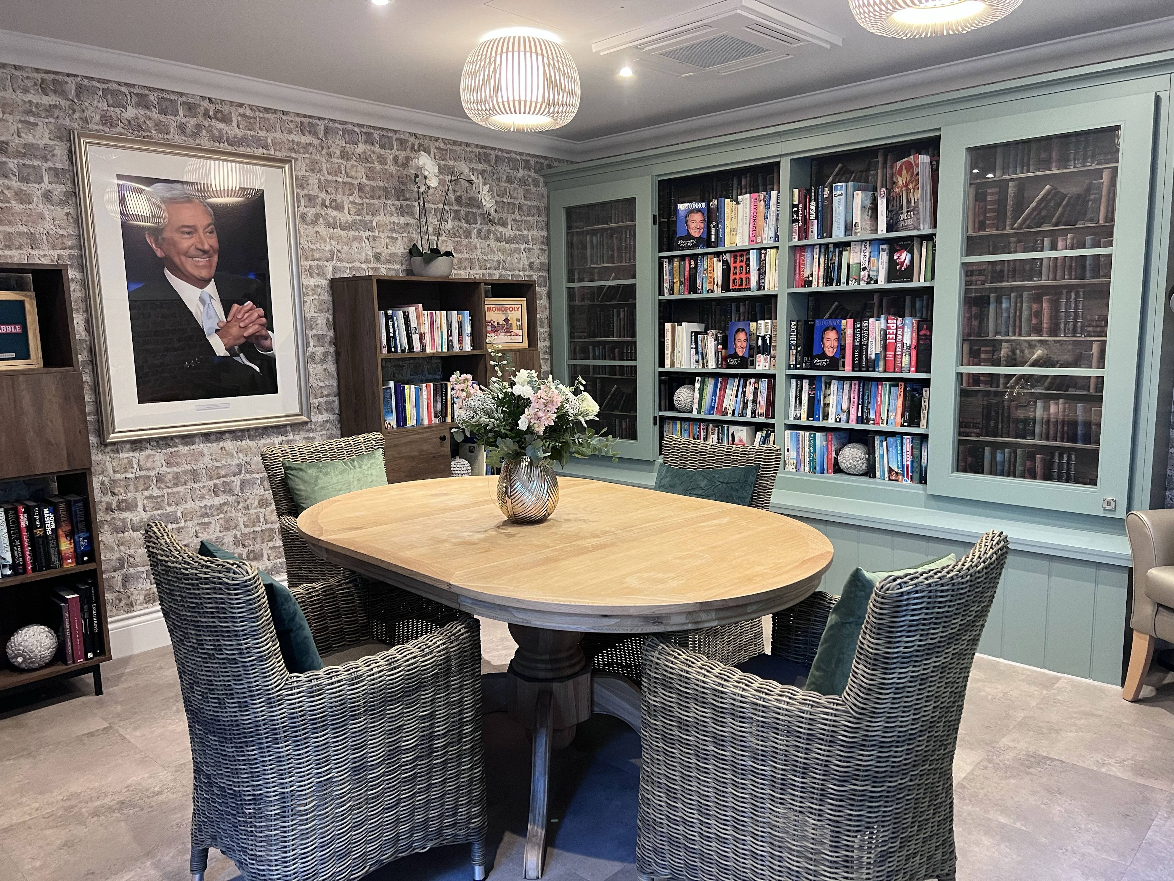 Care home opens Des O'Connor library in his honour