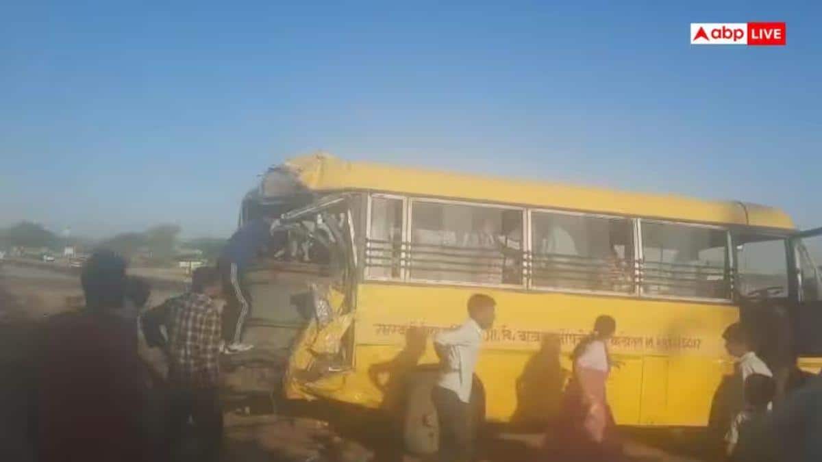 Rajasthan school bus accident: Truck rams bus in Baytu, 10 children ...