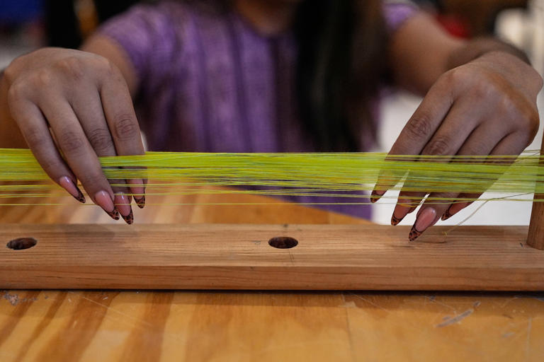 Once punished for weaving, this Mexican artisan uses her loom for ...