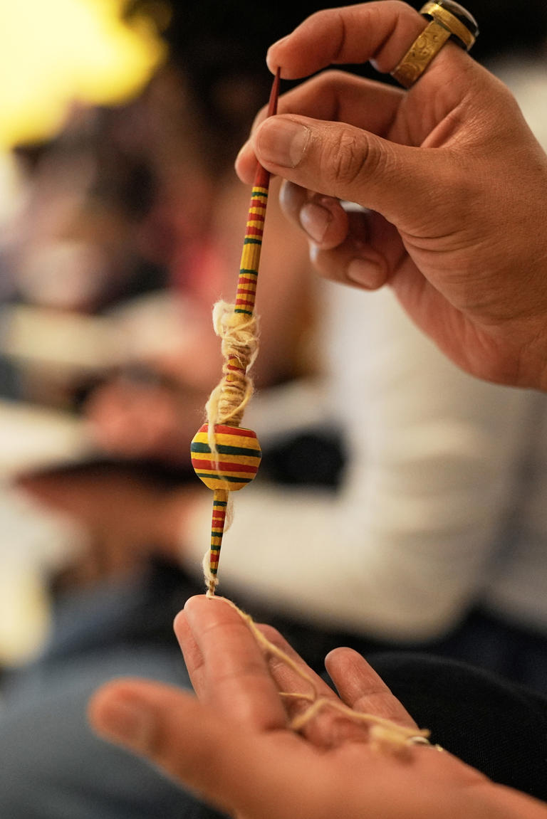 Once punished for weaving, this Mexican artisan uses her loom for ...