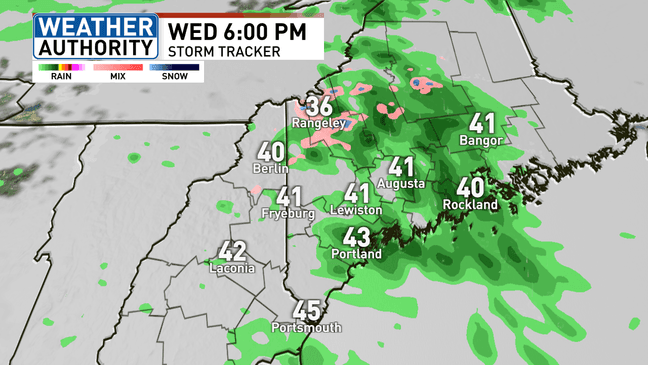 Cool spell ends in Maine with clouds, drizzle and late-day showers