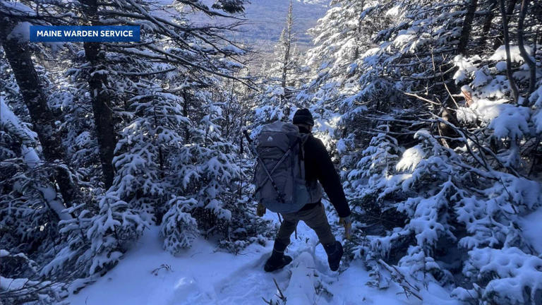 Maine National Guard airlifts 2 stranded hikers from Bigelow Mountain