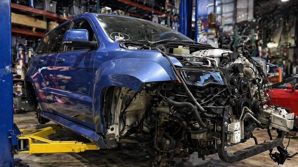 Damaged Trackhawk brought back to life