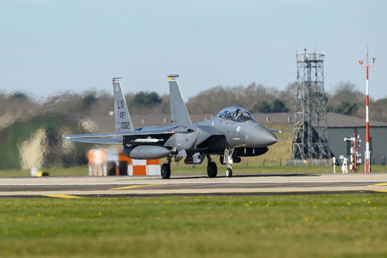 RAF Lakenheath security forces swarm vehicle 'trying to enter'