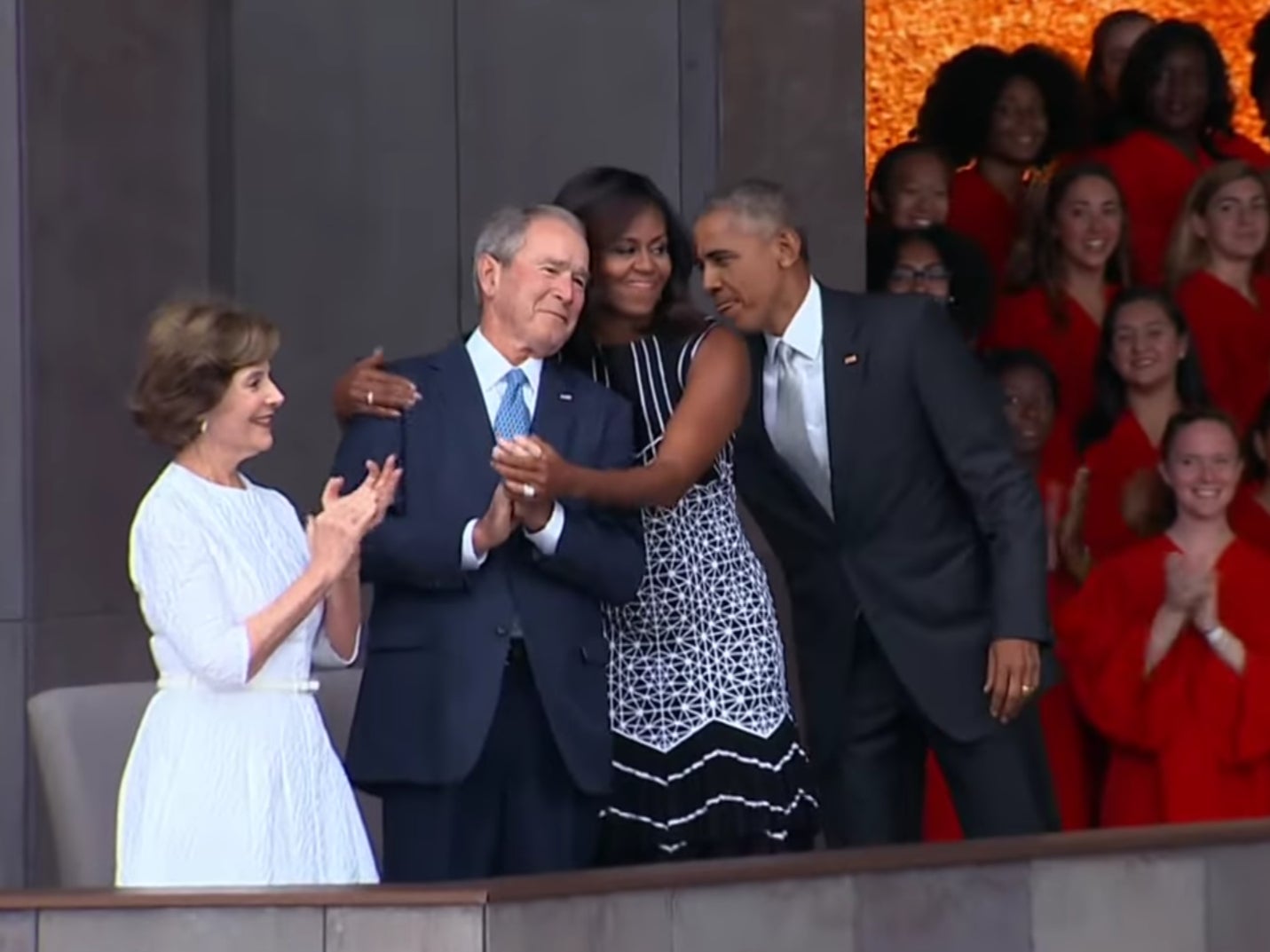 George W Bush opens up about his friendship with Michelle Obama
