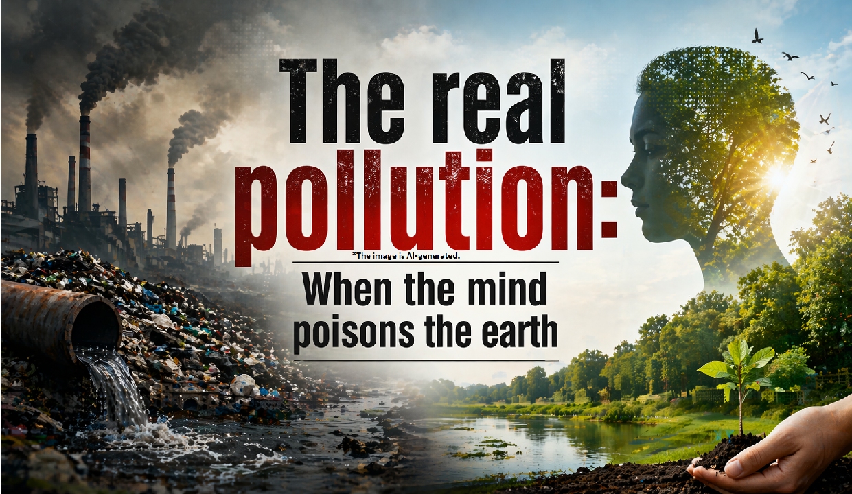 The real pollution: When the mind poisons the earth