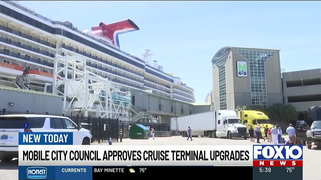 Mobile City Council approves funds for cruise terminal upgrades