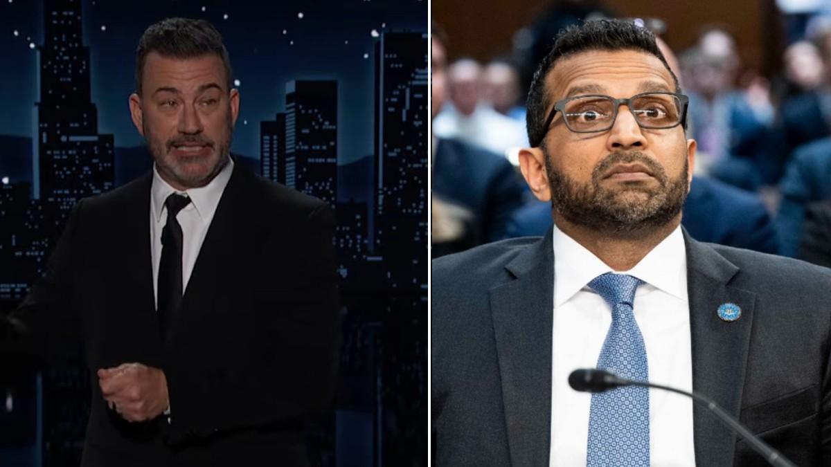 Jimmy Kimmel mocks paranoid Kash Patel after he's accused of having a ...