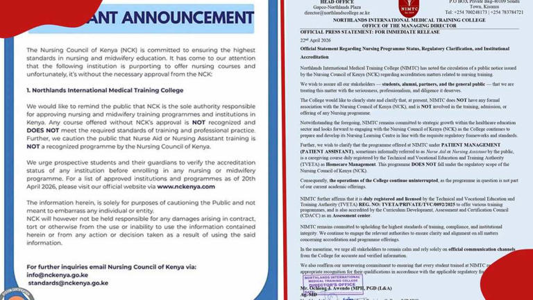 Northlands International Medical Training College clarifies ...