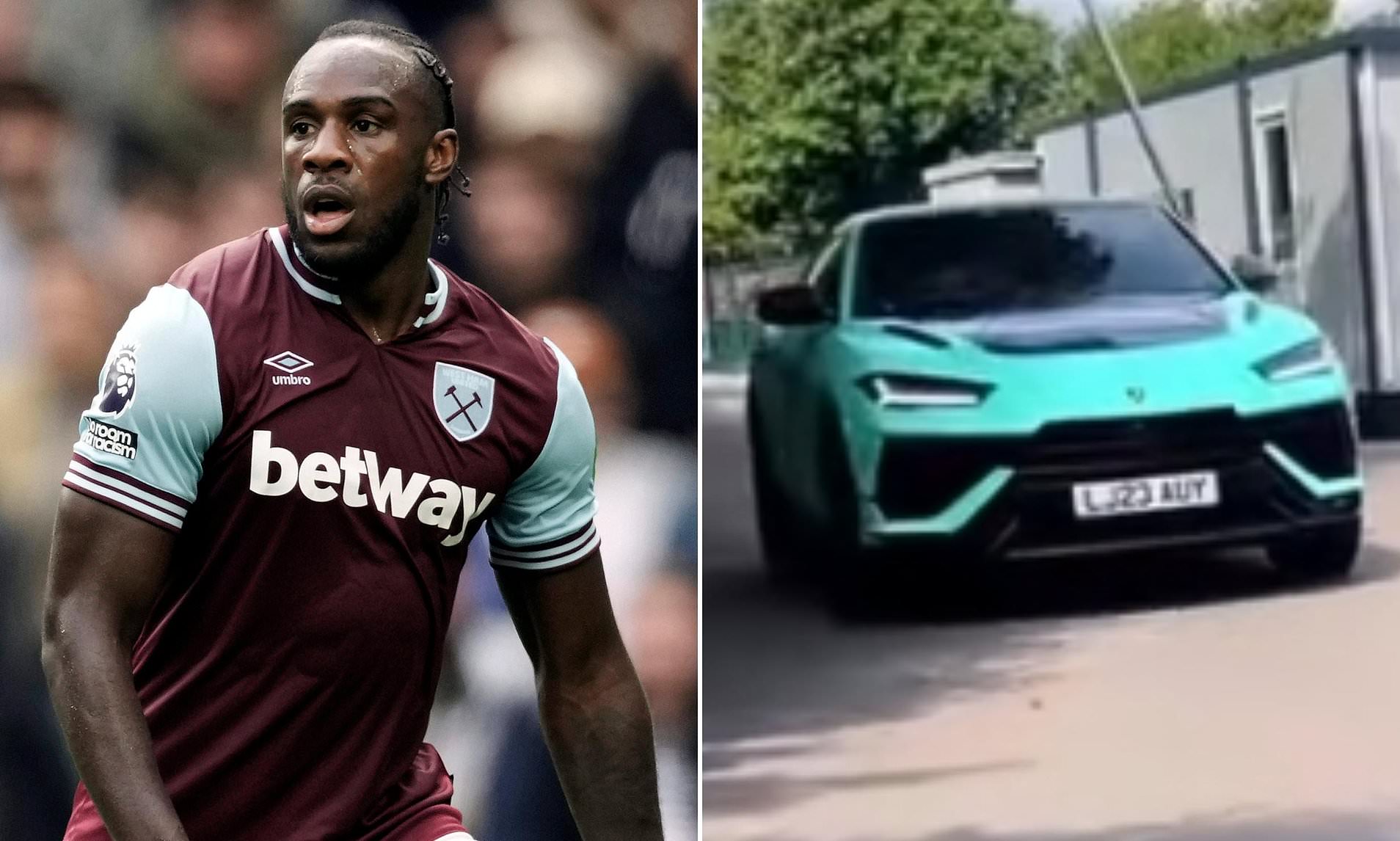 Michail Antonio's £200K Lamborghini clocked speeding - months after he nearly died in Ferrari crash