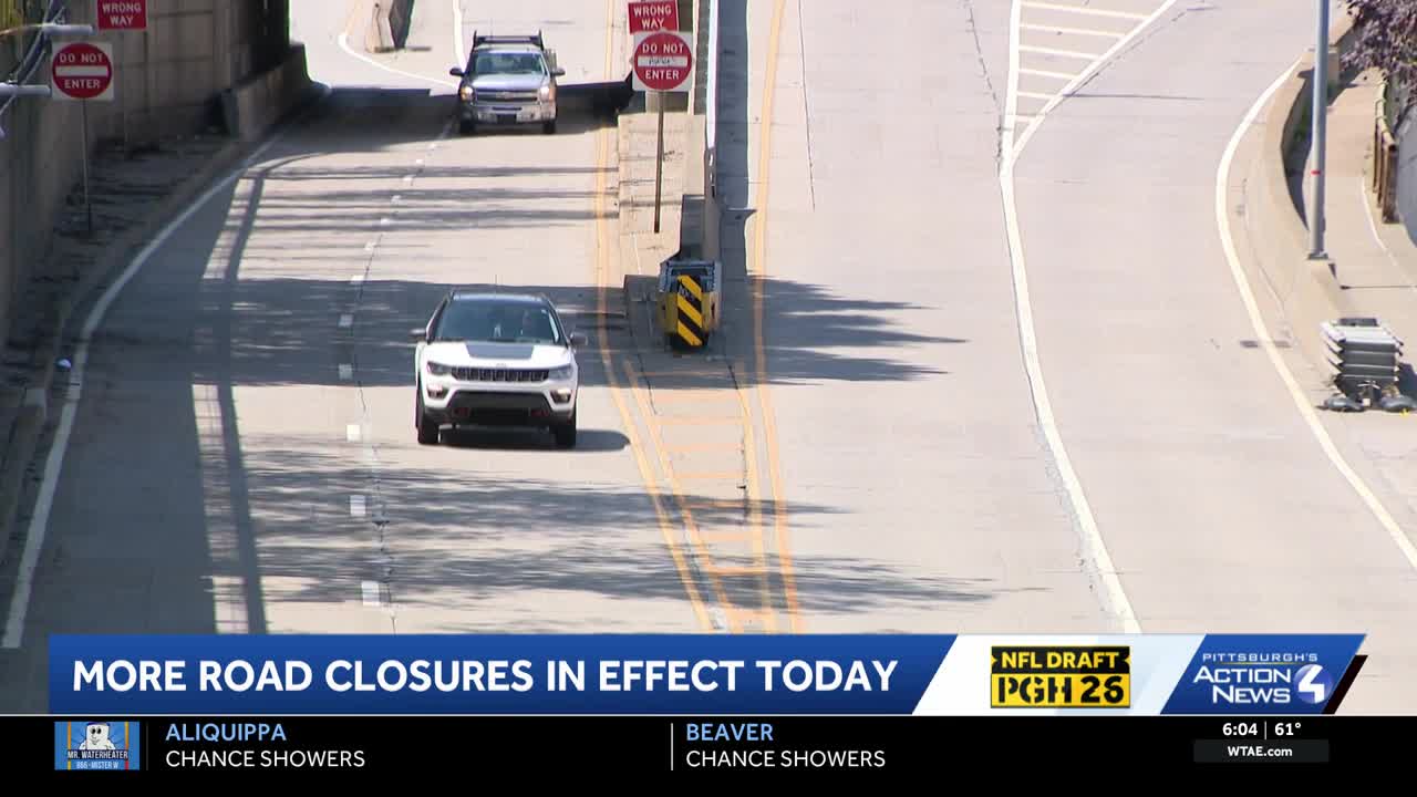 Pittsburgh draft road closures & detours: What to know