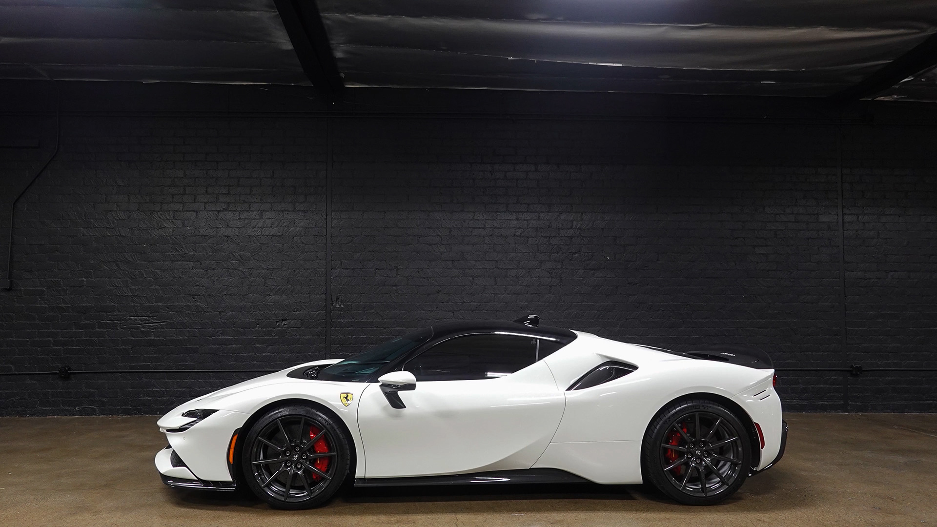Ferrari SF90 Stradale studio side profile