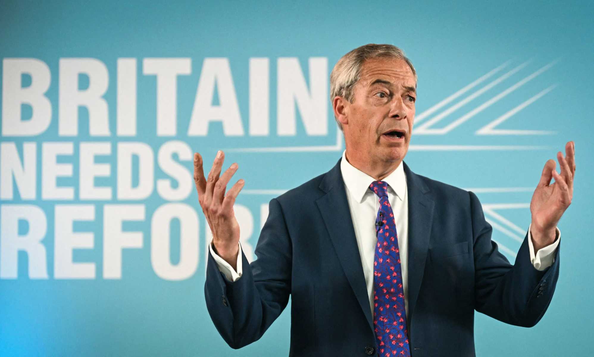 Nigel Farage called out by Labour chair over Reform UK candidates ...