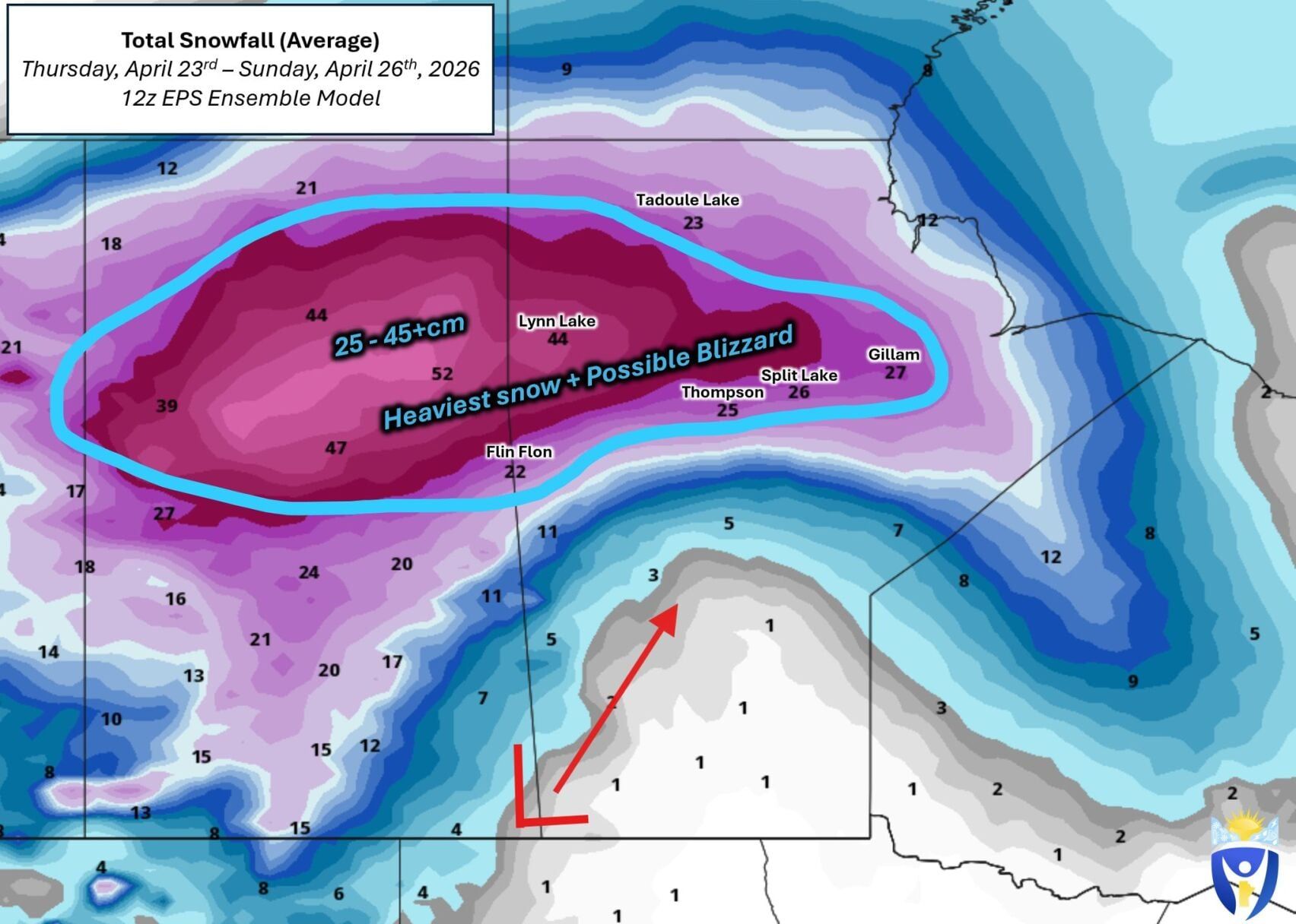 Northern Manitoba braces for major storm as Melita hits 25 C