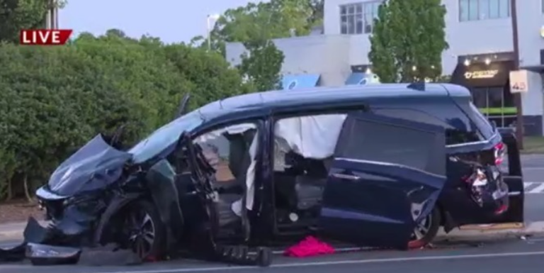 4 hurt in serious crash involving police car in North Carolina