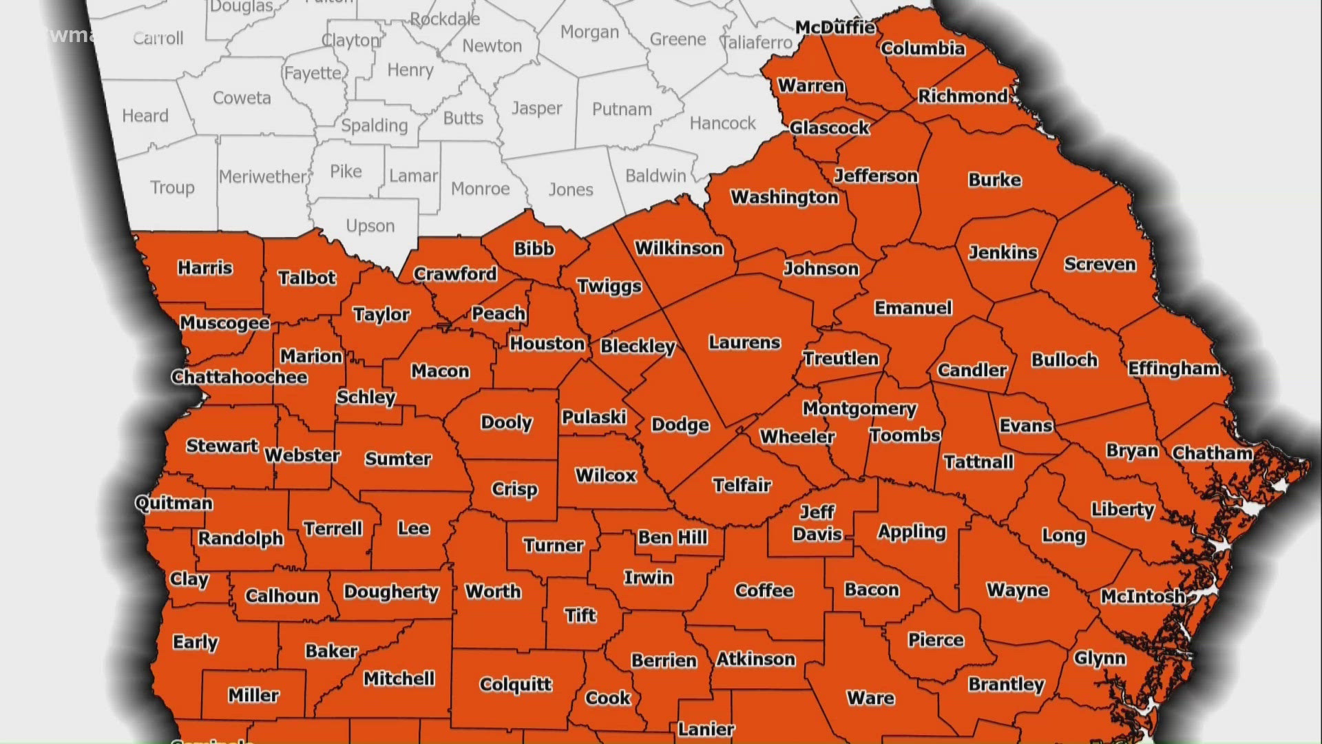 Wildfires in areas of Georgia force evacuations, mandatory burn ban ...