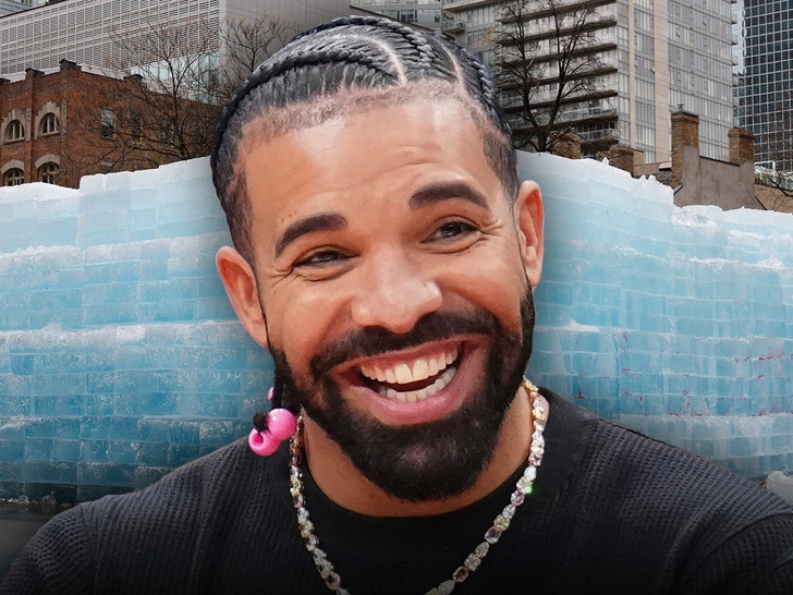 Drake's Toronto ice promotion melted by fire crews after fan chaos