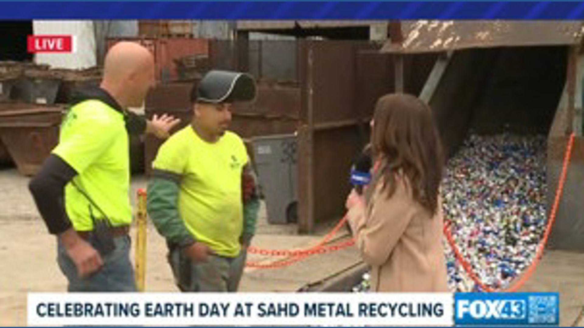 Sahd Metal Recycling hosts aluminum can contest for Earth Day Week