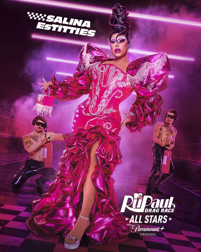 Salina EsTitties' 'RuPaul's Drag Race All Stars 11' cast promo look
