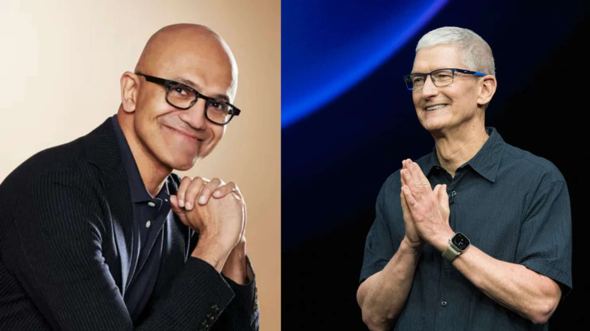 Microsoft CEO Satya Nadella congratulates Apple's new CEO John Ternus