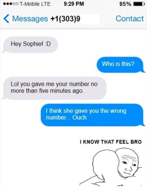Funny responses to 38+ accidental texts