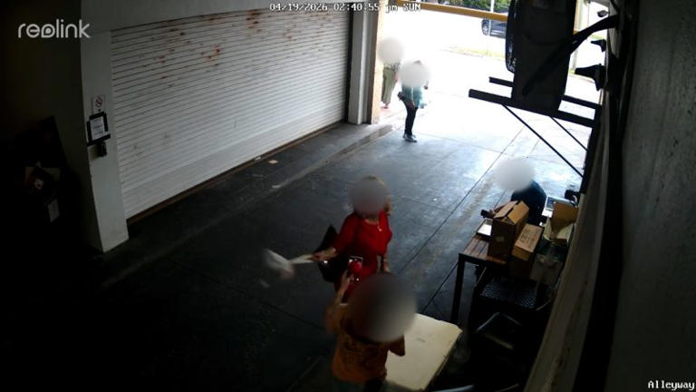 Video shows customer hit worker with to-go box outside Florida restaurant