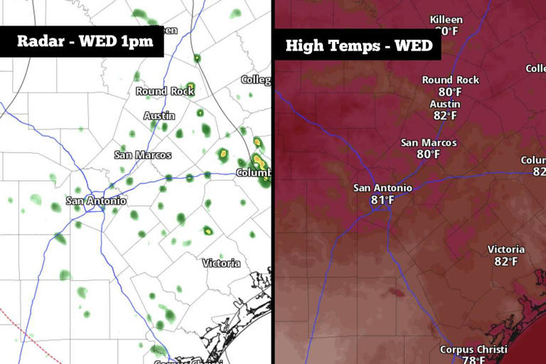 Big weather pattern shift is expected in South Texas. Here's what's ...