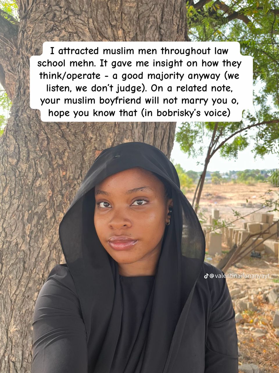 Christian lawyer who wore hijab in Law School shares lessons on faith, identity. Credit: Tiktok | valentinaifunanyayt